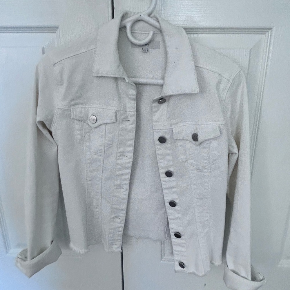 White Jean Jacket